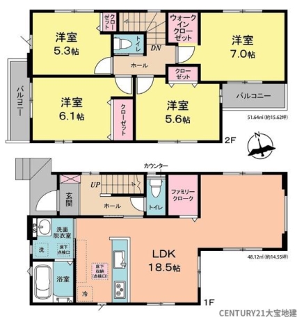 千葉市若葉区みつわ台４丁目【５期】　２号棟